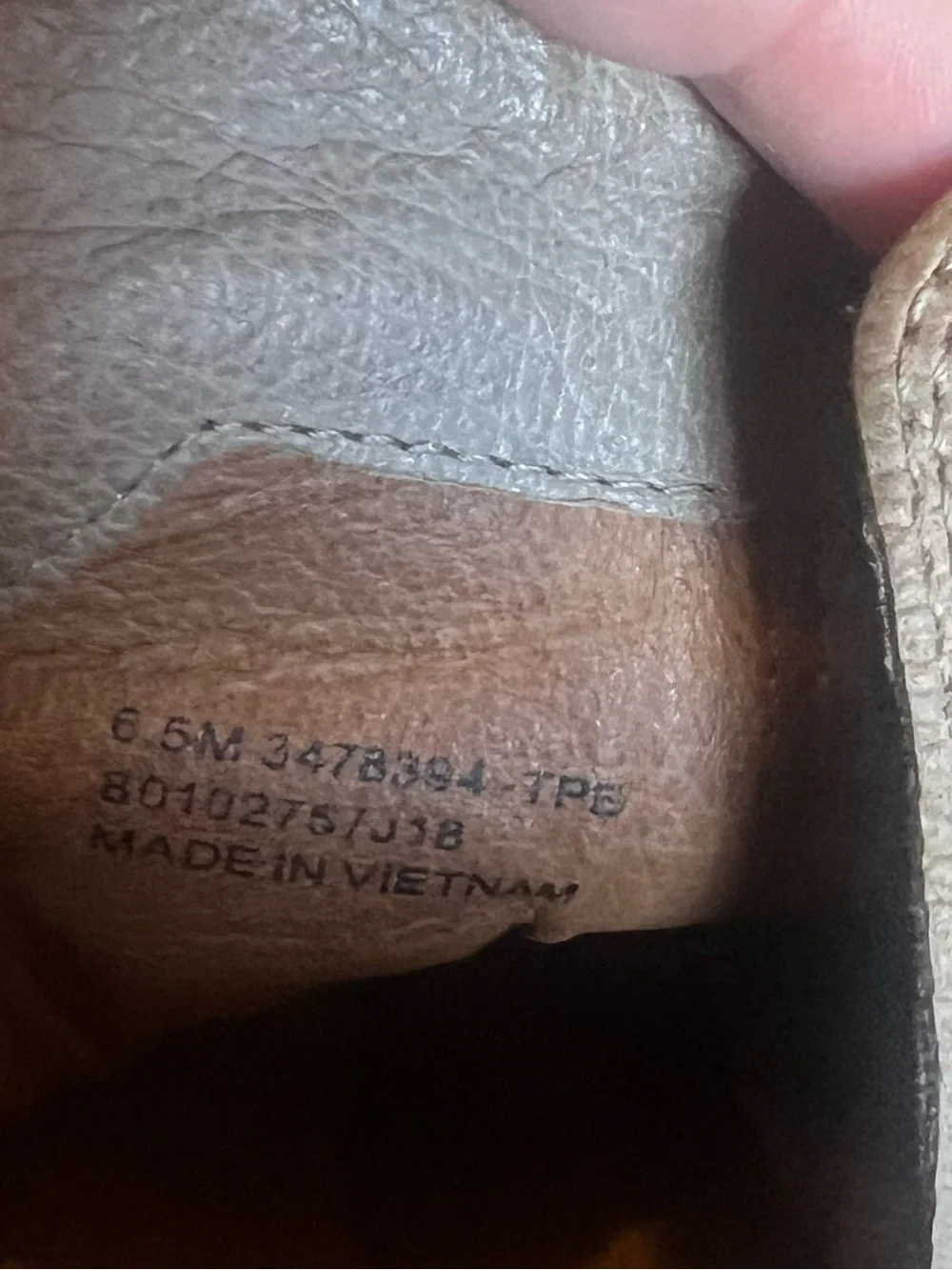 🤠 FRYE Reina Leather Cut Out Booties Taupe Ankle Boots Size 6.5 🤠